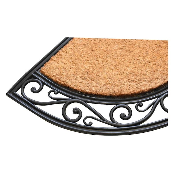 Plantation Arch Monogram Door Mat 18 in. x 30 in. (Letter G)