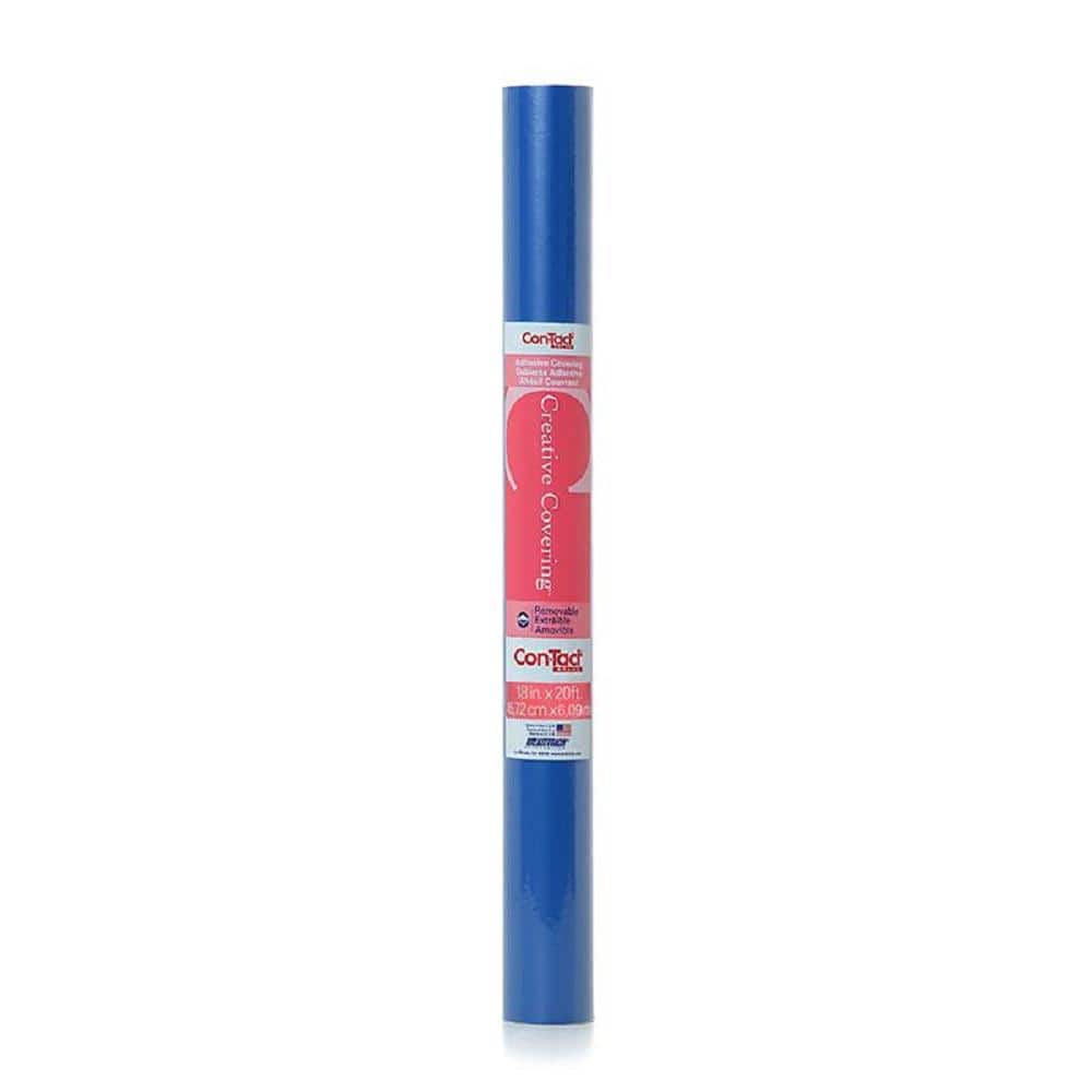 ConTact Creative Covering 18 in. x 20 ft. Royal Blue SelfAdhesive