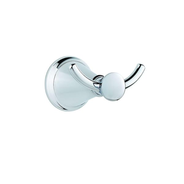 Pfister Pasadena Wall Mounted Double Robe Hook in Polished Chrome