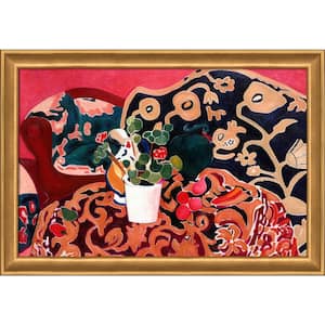Spanish Still Life by Henri Matisse Muted Gold Glow Framed Abstract Oil Painting Art Print 28 in. x 40 in.
