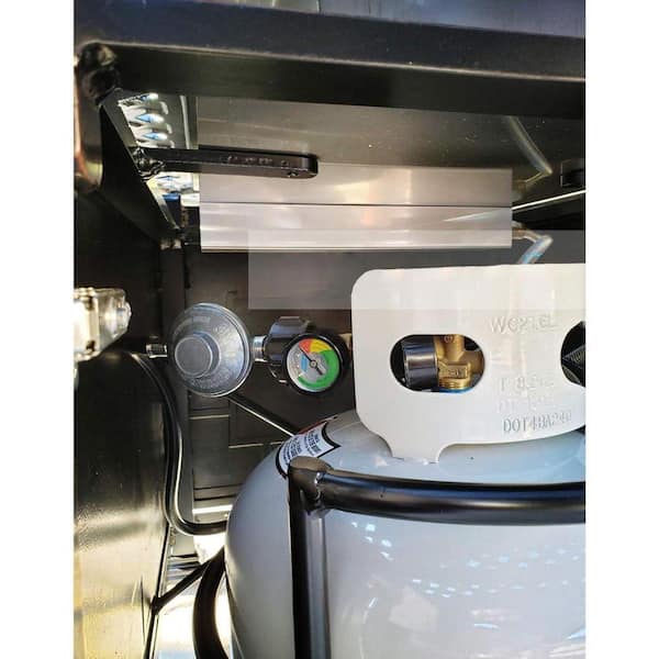 Sujhyrty 2 Stks RV Propaan Tank Gauge Niveau Indicator Gasdrukmeter met Type 1 Aansluiting, Upgraded Propaan Lekdetector