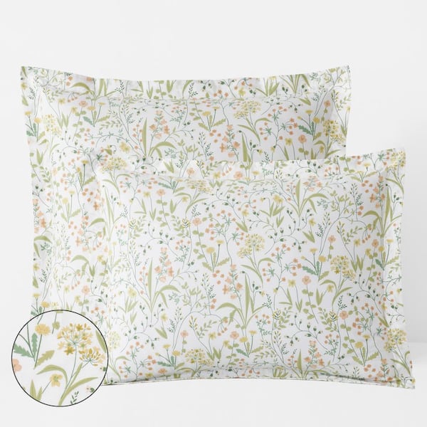 Company Cotton Clemencia Mini Floral Percale Sham