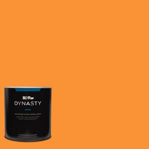 BEHR DYNASTY 1 qt. #P240-7 Joyful Orange Satin Enamel Interior