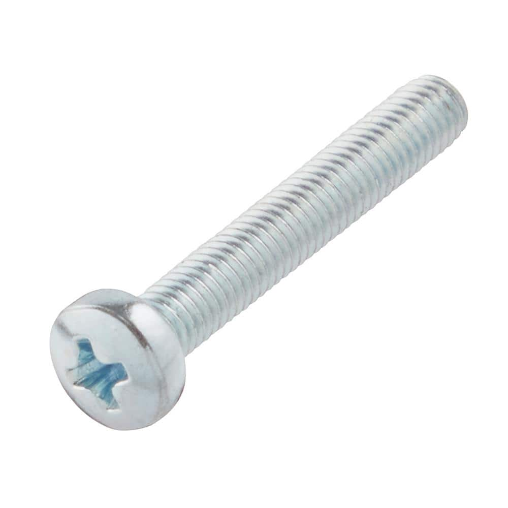 Everbilt M3-0.5x20mm Zinc Pan Head Phillips Drive Machine Screw 2 ...