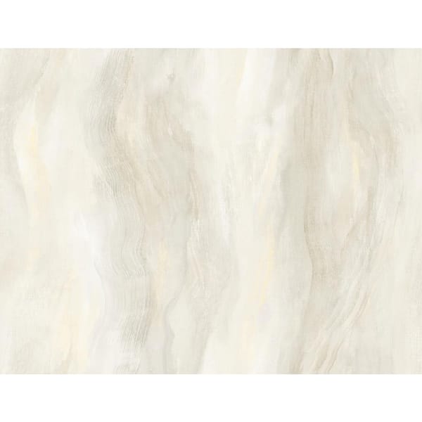 Seabrook Designs 60.75 sq. ft. White Onyx Smoke Texture Embossed Vinyl Unpasted Wallpaper Roll