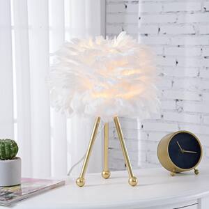 white tripod bedside lamp