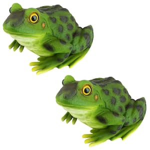 Ribbit the Frog Garden Toad Statue 2-Piece Set