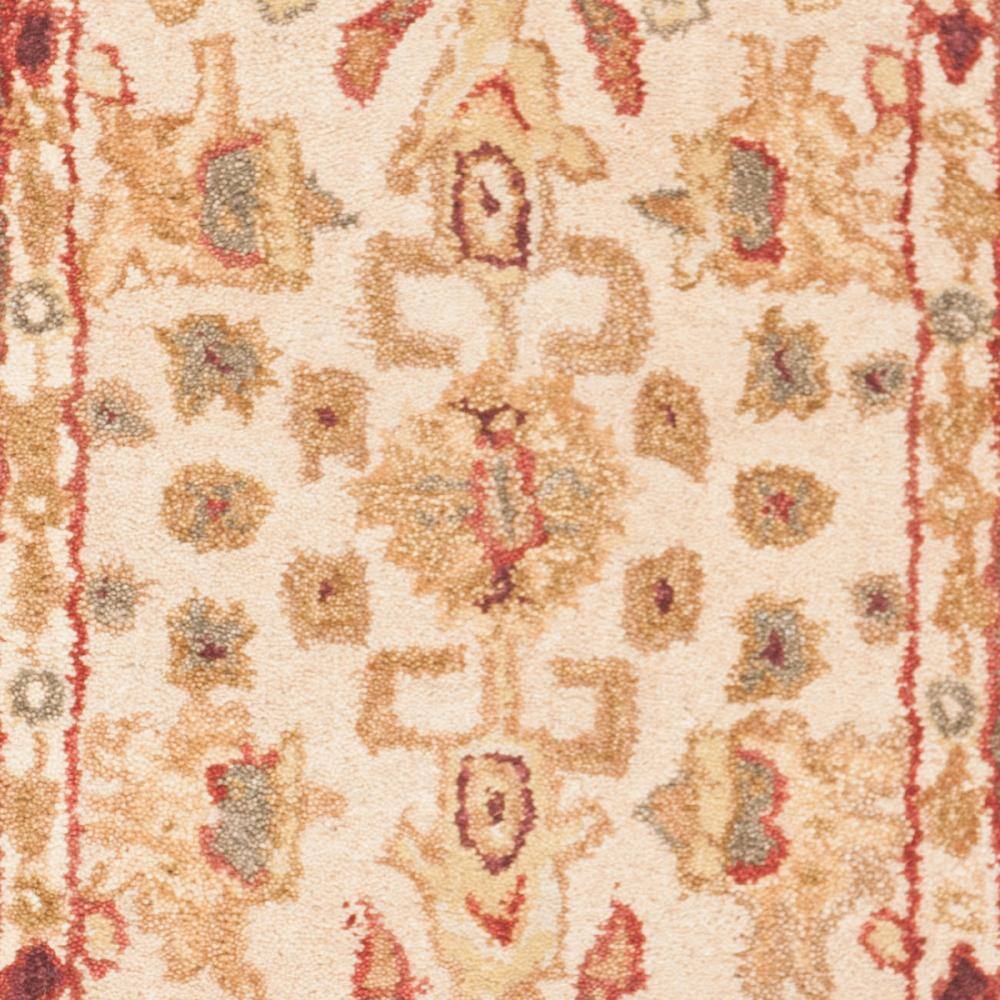 Ivory Floral Hand Tufted Wool Area Rug, 3' x 5'