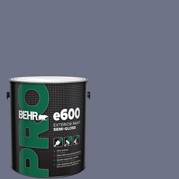 BEHR PRO 1 gal. PPU16 17 Blue Aura Semi Gloss Exterior Paint