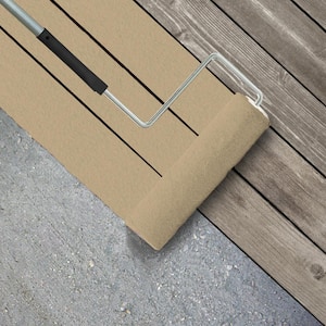 1 gal. #S310-3 Natural Twine Textured Low-Lustre Enamel Interior/Exterior Porch and Patio Anti-Slip Floor Paint