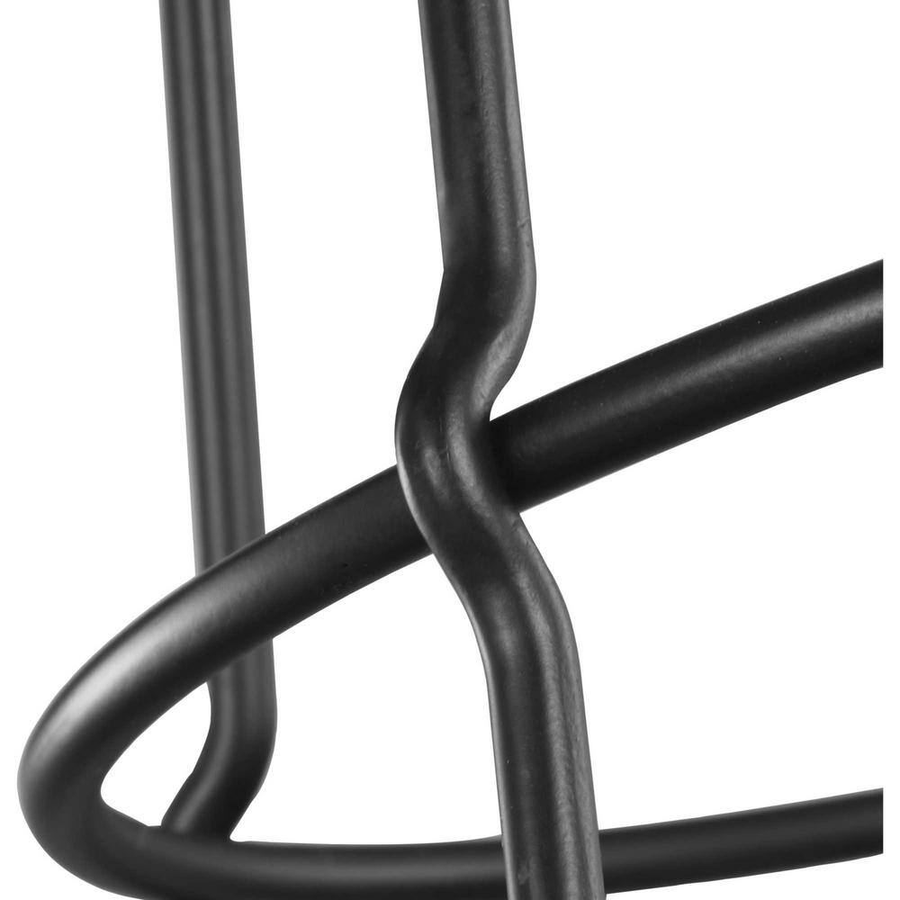 Chambers 10" Matte Black Farmhouse Mini-Pendant with Wire-Frame Shade