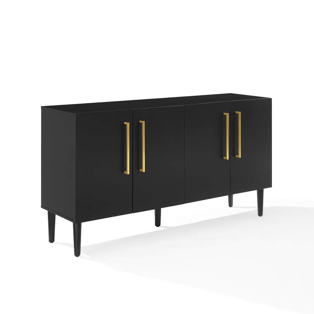 Matte Black Crosley Furniture Sideboards Buffet Tables Cf4214 Mb 64 1000 