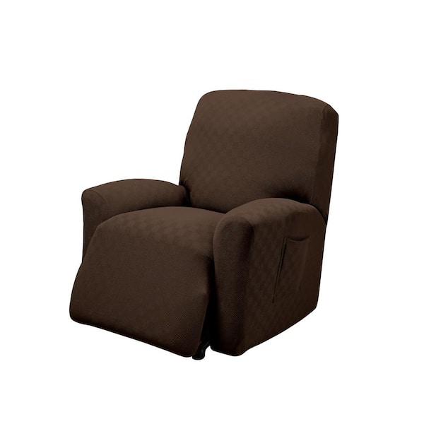 Stretch Sensations Chocolate Newport Recliner Stretch Slipcover