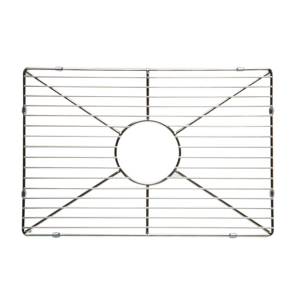 Stainless Steel Kitchen Sink Grid with Center Crossbar