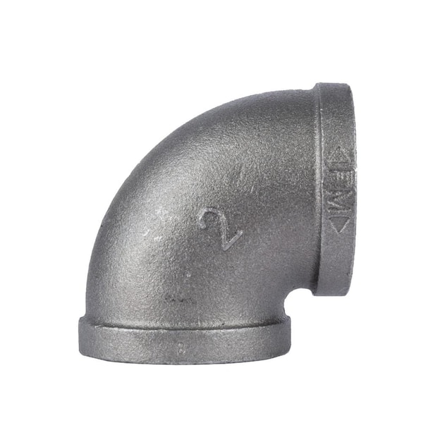 STZ 2 in. x 2 in. Black Iron 90° FPT x FPT Elbow
