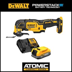 ATOMIC 20-Volt MAX Brushless Oscillating Multi-Tool (Tool-Only) with 20-Volt MAX POWERSTACK Compact Battery Starter Kit