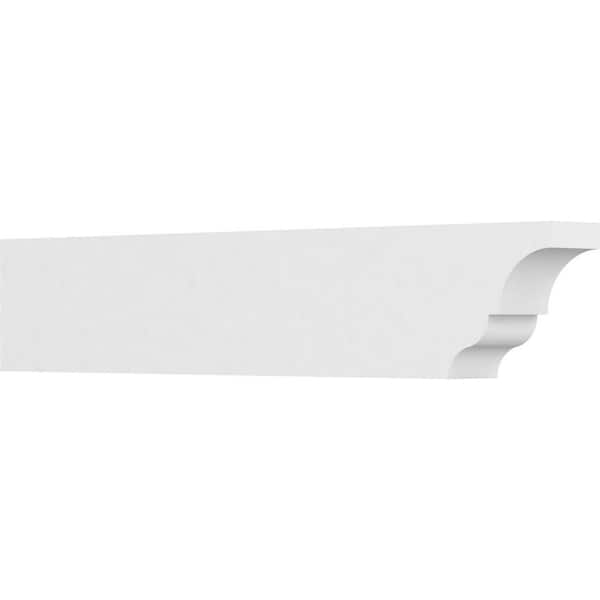 Ekena Millwork 4 in. x 8 in. x 42 in. Asheboro PVC Rafter Tail Brace