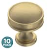 Liberty (10-Pack) Charmaine 1-1/8 in. (28 mm) Champagne Bronze Round Cabinet Knob P38532C-CZ-K1