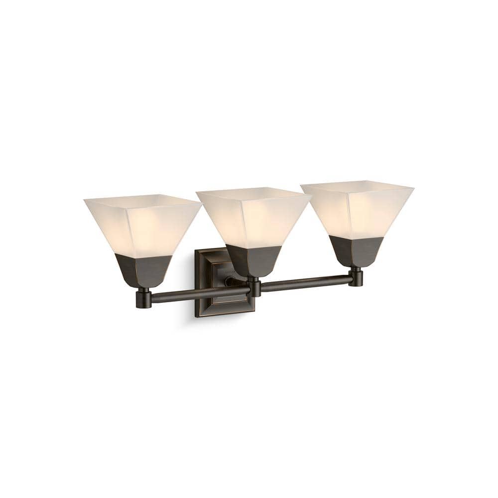 Memoirs Crown Molding Inspired 3-Light Sconce in Oil-Rubbed Bronze