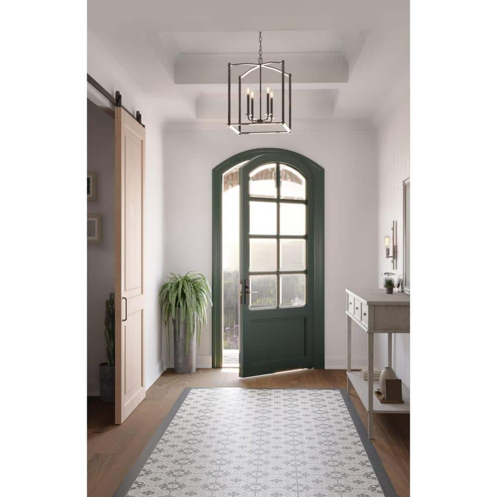Hemsworth Rustic Nickel 16.75" Dimmable Direct Wired Sconce