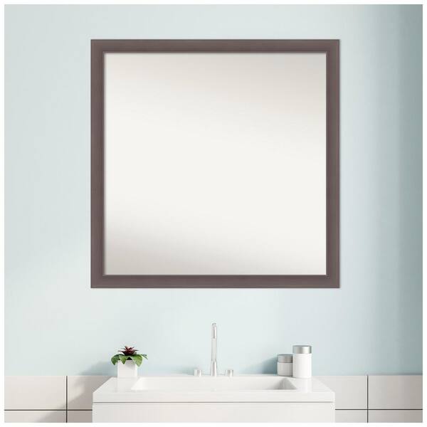 Amanti Art Urban Pewter 28.5 in. W x 28.5 in. H Non-Beveled 