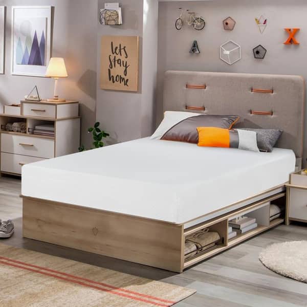 Unbranded Twin Gel Memory Foam Mattress Medium Firm 8 in. Bed-in-a-Box Mattress