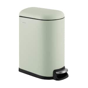 Roland Mini 2.6 Gal. Pistachio Gelato Step-Open Trash Can