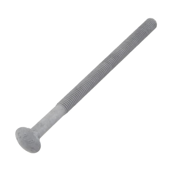 Everbilt 1/2 in.-13 tpi x 8 in. Galvanized Carriage Bolt (1-Pack)