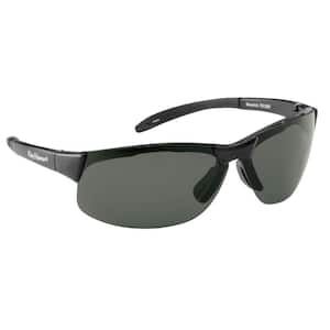 Maverick Polarized Sunglasses in Black Frame with Smoke Lens