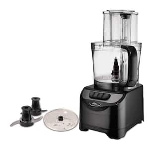 10-Cup Black 4-in-1 Versatility 2 Speed Food Processor System
