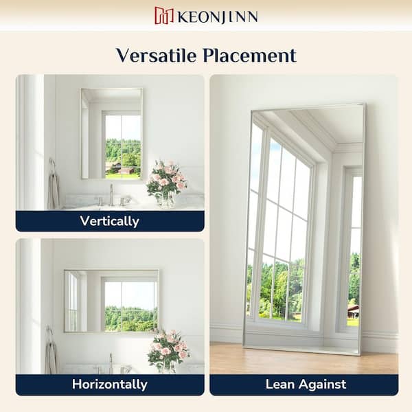 KeonJinn 40 in. W x 30 in. H Rectangle Aluminum Framed Wall