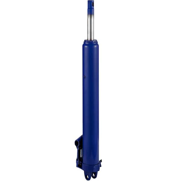 SKYSHALO Hydraulic Long Ram Jack, 8 Tons/17,363 lbs. Capacity, with Single Piston Pump and Clevis Base, Manual Cherry Picker