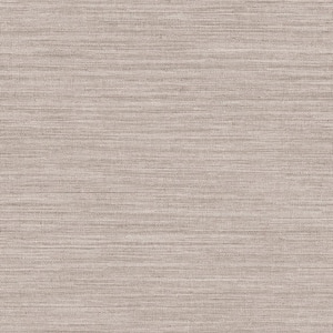 Faux Horizontal Grasscloth Pewter Removable Peel and Stick Vinyl Wallpaper, 28 sq. ft