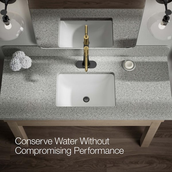 KOHLER Tone Single Hole 1.0 GPM Bathroom Sink Faucet in Matte Black