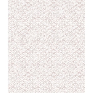 Delilah Peach Diamond Strippable Wallpaper (Covers 57.8 sq. ft.)