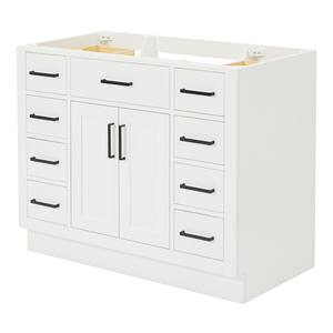 Hepburn 42 in. W x 21.5 in. D x 34.5 in. H Bath Vanity Cabinet without Top in White