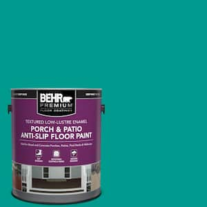 1 gal. #P450-6 Tropics Textured Low-Lustre Enamel Interior/Exterior Porch and Patio Anti-Slip Floor Paint