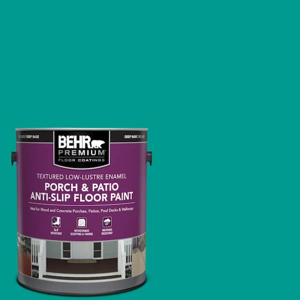 1 gal. #P450-6 Tropics Textured Low-Lustre Enamel Interior/Exterior Porch and Patio Anti-Slip Floor Paint