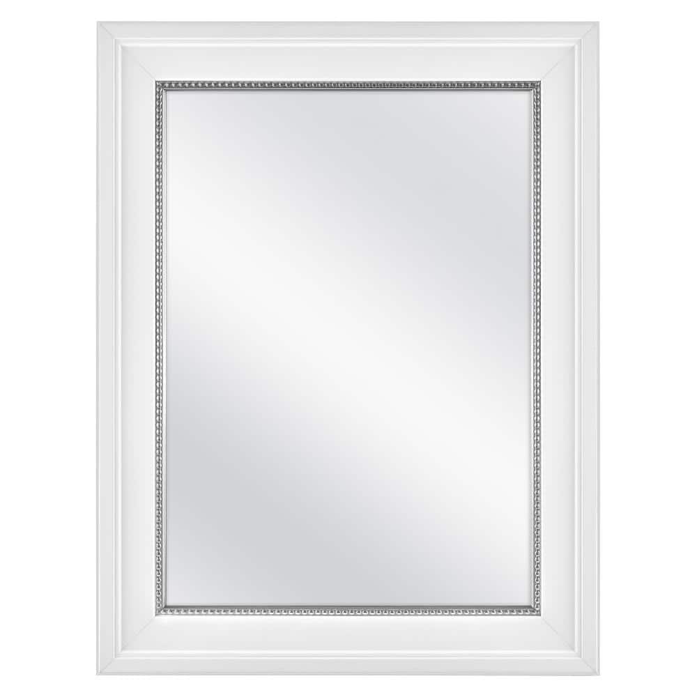 Home Decorators Collection 20 in. W x 26 in. H Rectangular Medicine Cabinet with Mirror, White