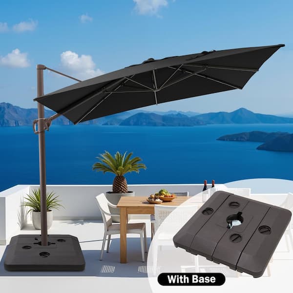 4-piece cantilever offset patio umbrella stand 4-Piece Water or Sand Patio umbrella base  Patio Kingdom