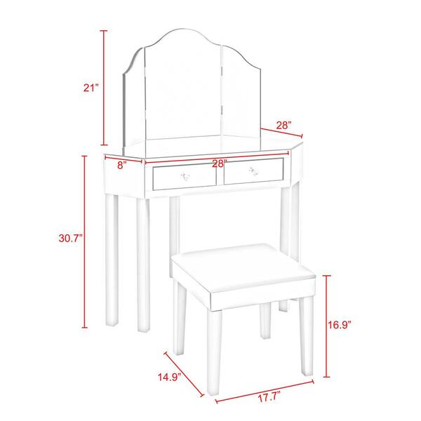 ross vanity desk