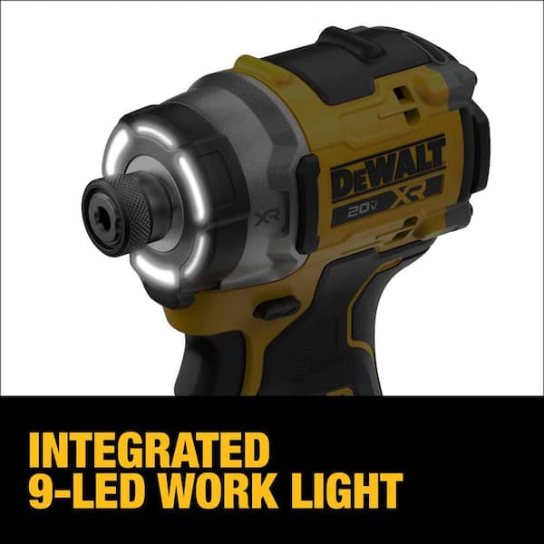 DEWALT - 20V MAX Lithium-Ion Cordless 1/4 in. Impact Driver Kit with 8 Ah Battery and Charger