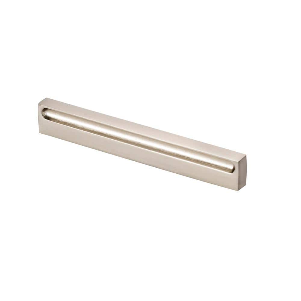 Contemporary Collection 2.5 in. Center-to-Center Brushed Nickel Ruler Cabinet Pull price history on PriceWatchPro