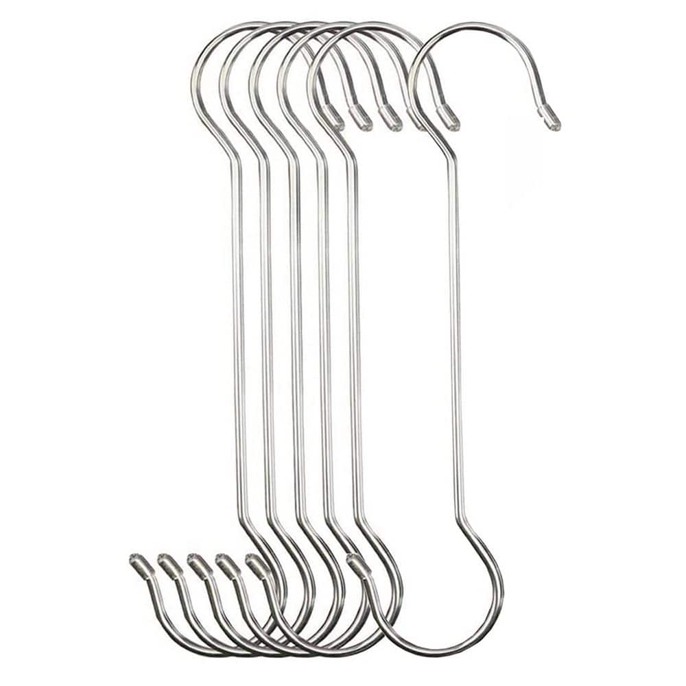 16 in. Extra Large Heavy Duty S Shaped Hooks Indoor Outdoor Stainless Steel for Plant Hanging (6-Pack) price history on PriceWatchPro