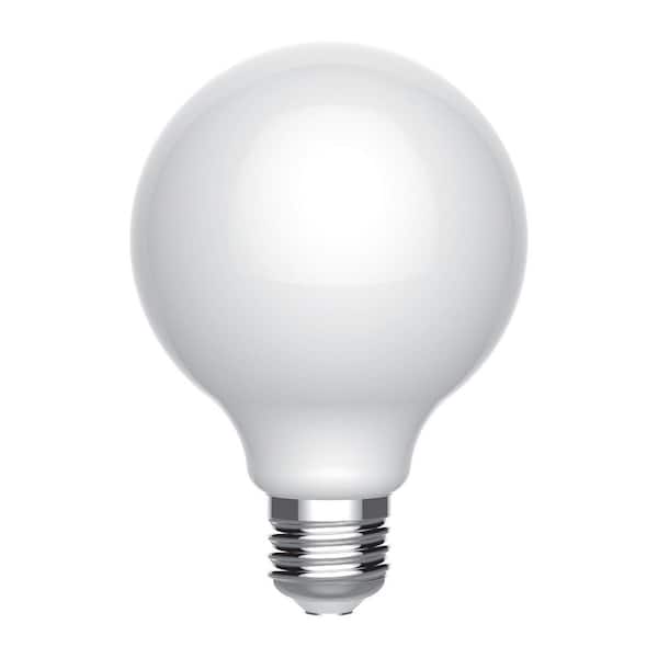 100.0-Watt Equivalent G25 Globe LED Light Bulb Daylight Dimmable 2-Pack