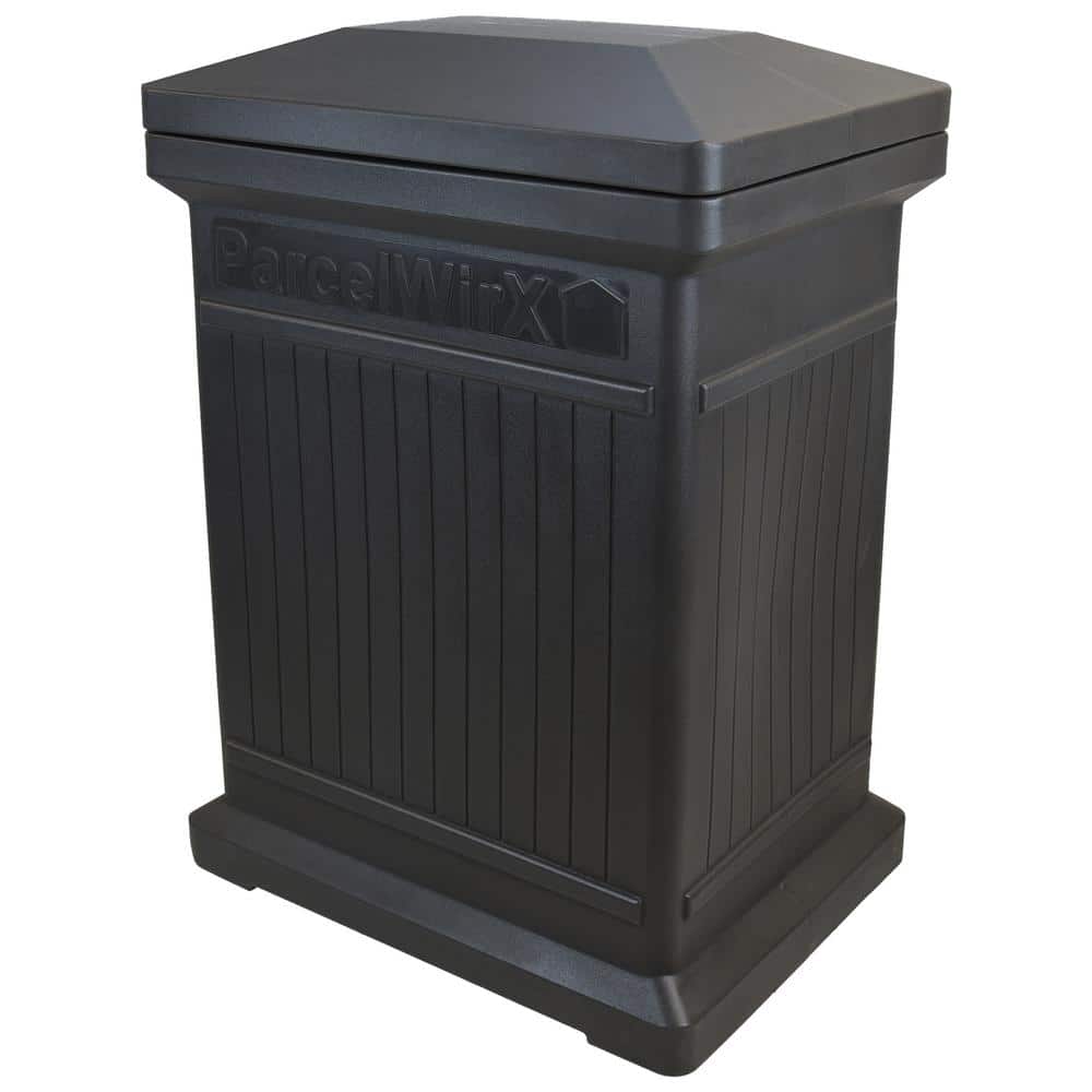 Graphite Vertical Plastic Package Delivery Box