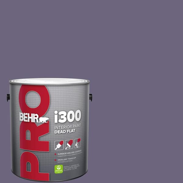 BEHR PRO 1 gal. #650F-6 Victorian Iris Dead Flat Interior Paint