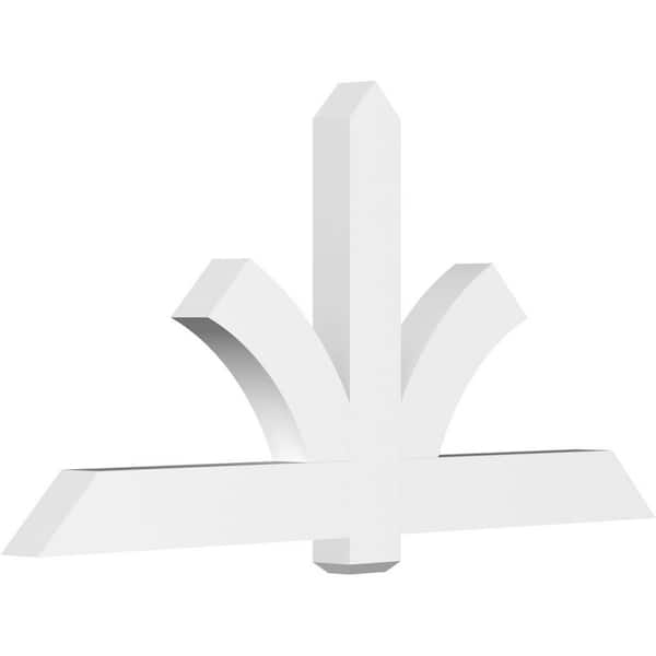 Ekena Millwork Redmond 72 in. W x 36 in. H x 4 in. D Signature Polyurethane Bracket