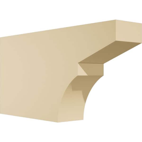 Ekena Millwork Standard Monterey 3 in. W x 8 in. H x 16 in. D Signature Urethane Rafter Tail Outlooker