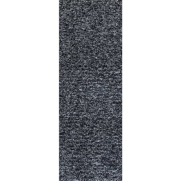 Bethany Black Heather 2 ft. x 8 ft. Runner Rug